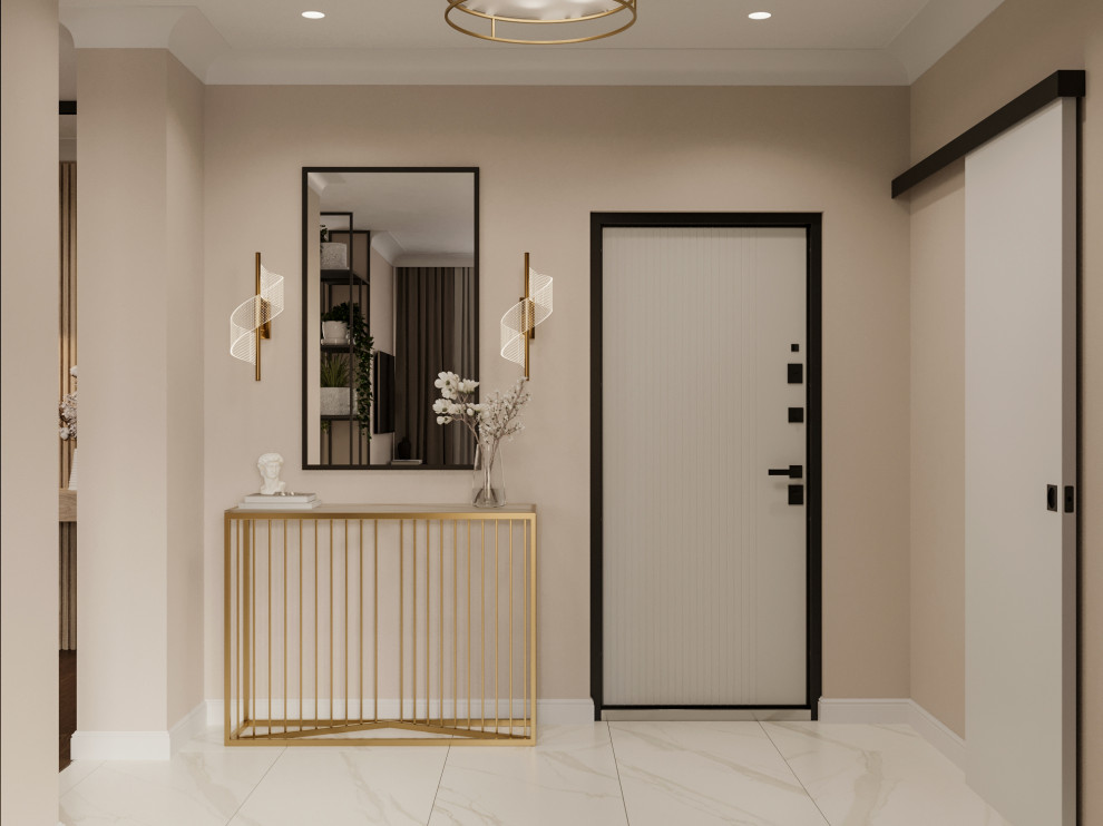 Дизайн проект 3-х комнатной квартиры "Зеленая роща"