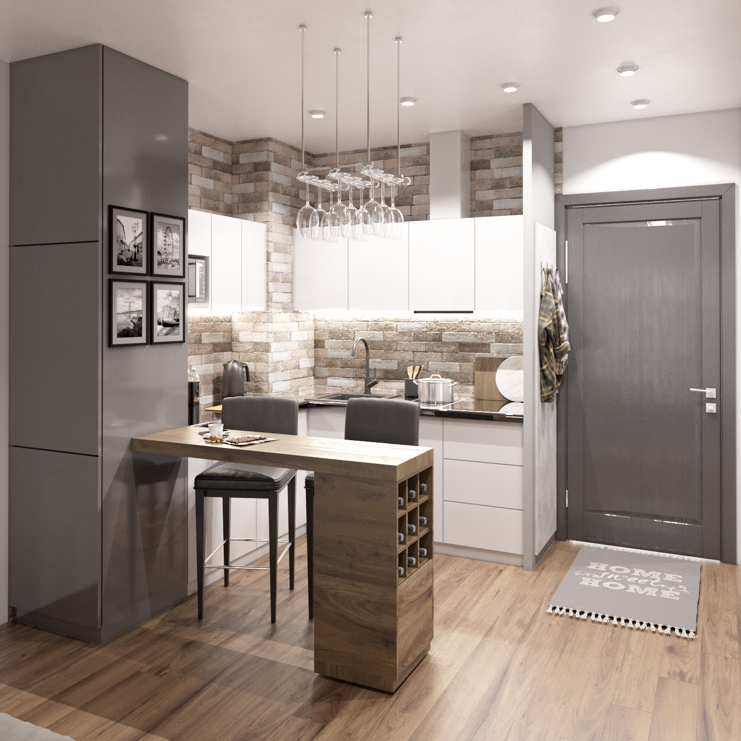 Interior Design in minimalistic style