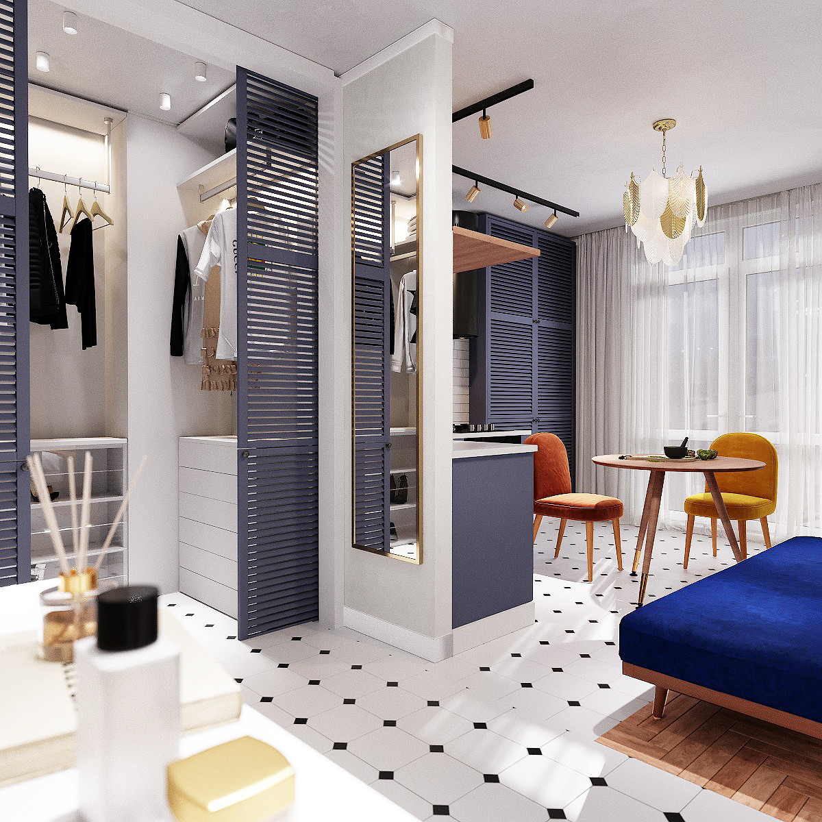 Квартир-студия для дизайнера