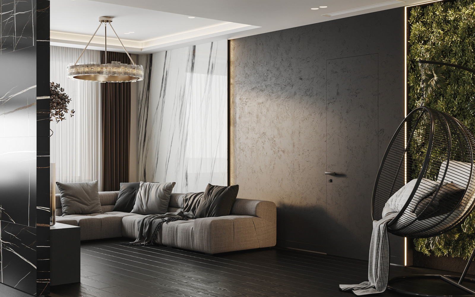 Зона гостиной