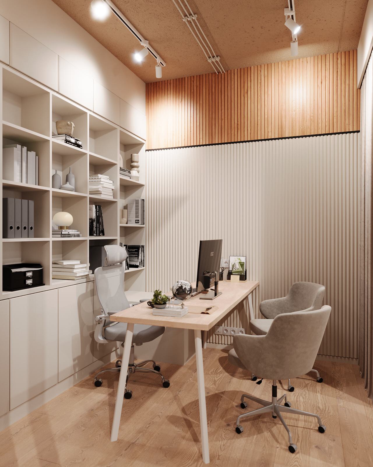 Визуализация офисного помещения