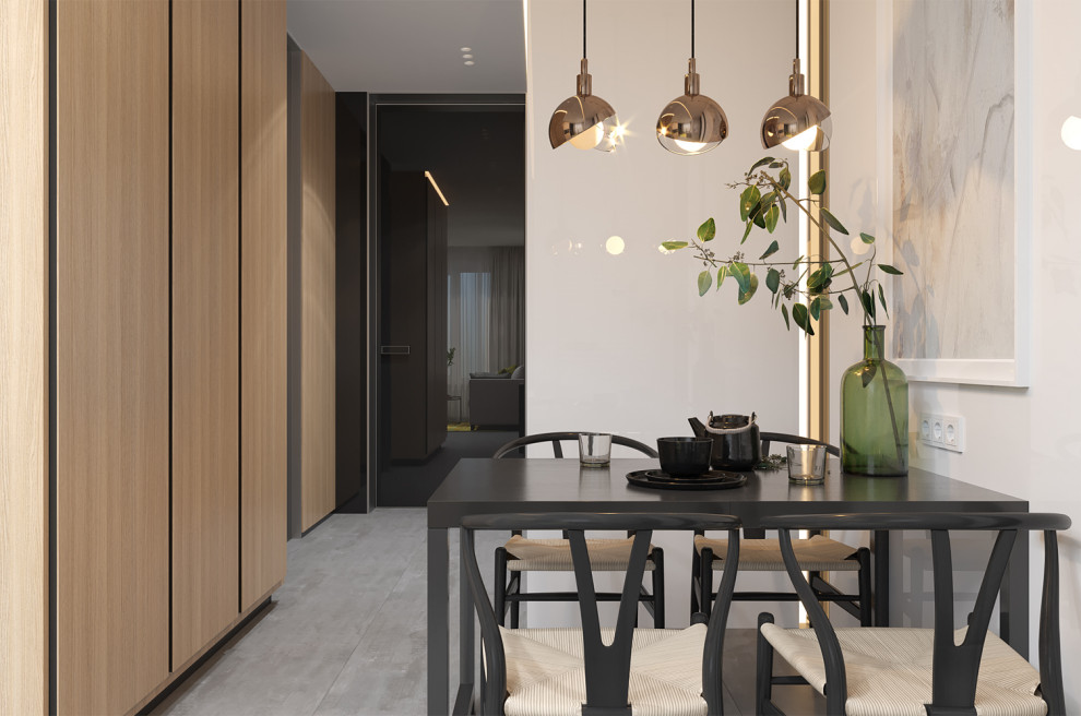 Обложка проекта: Однакомнатная квартира в ЖК Московские кварталы