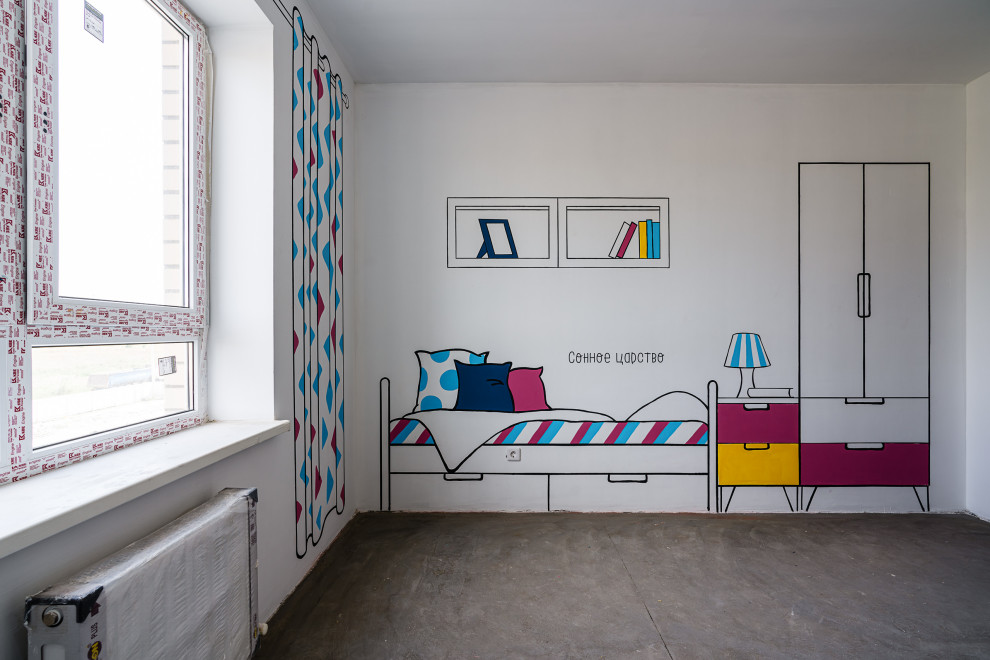 Личный опыт: Зачем мы рисовали интерьер на стенах и полу