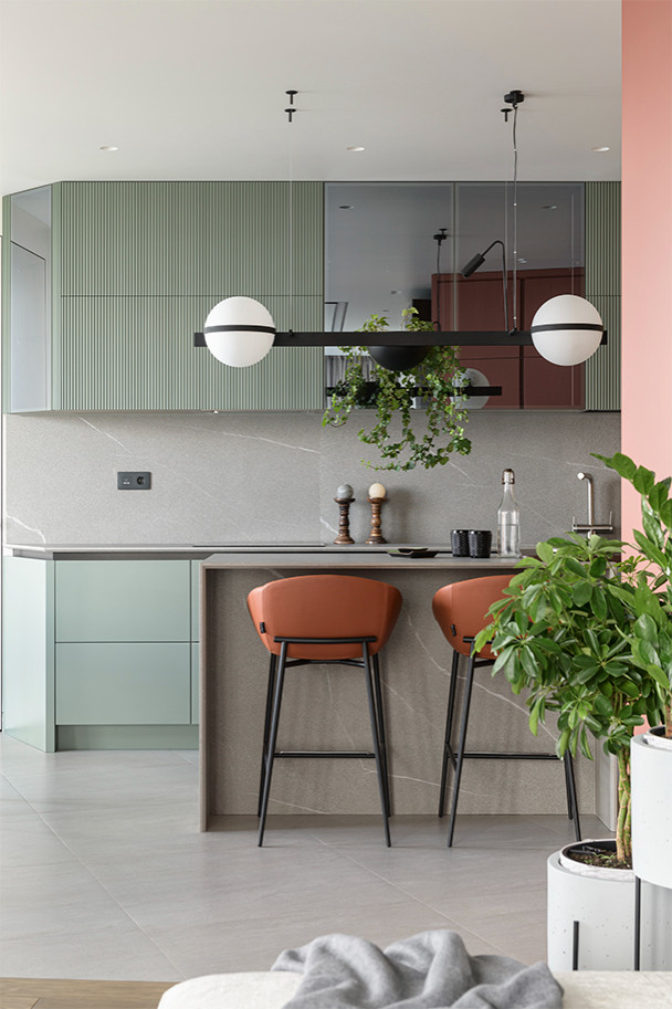 Houzz Украина: Квартира с видом на Днепр