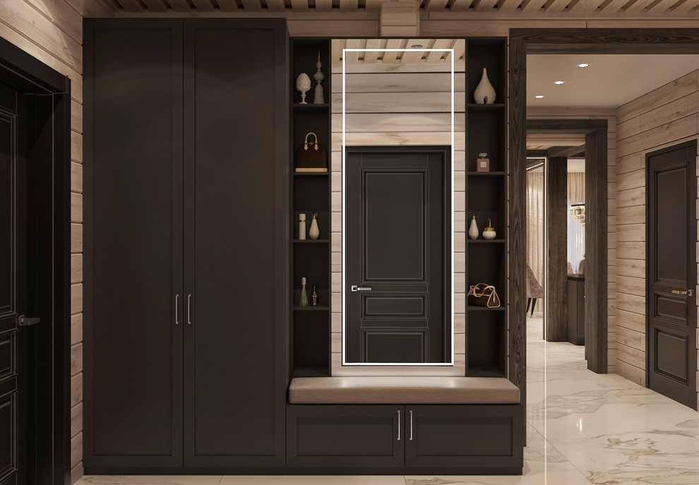 Интерьер жилого дома из клееного бруса  г. Владивосток