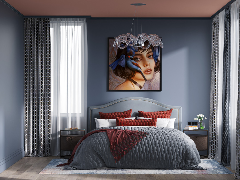 Обложка проекта: Спальня в проекте на Мосфильмовской