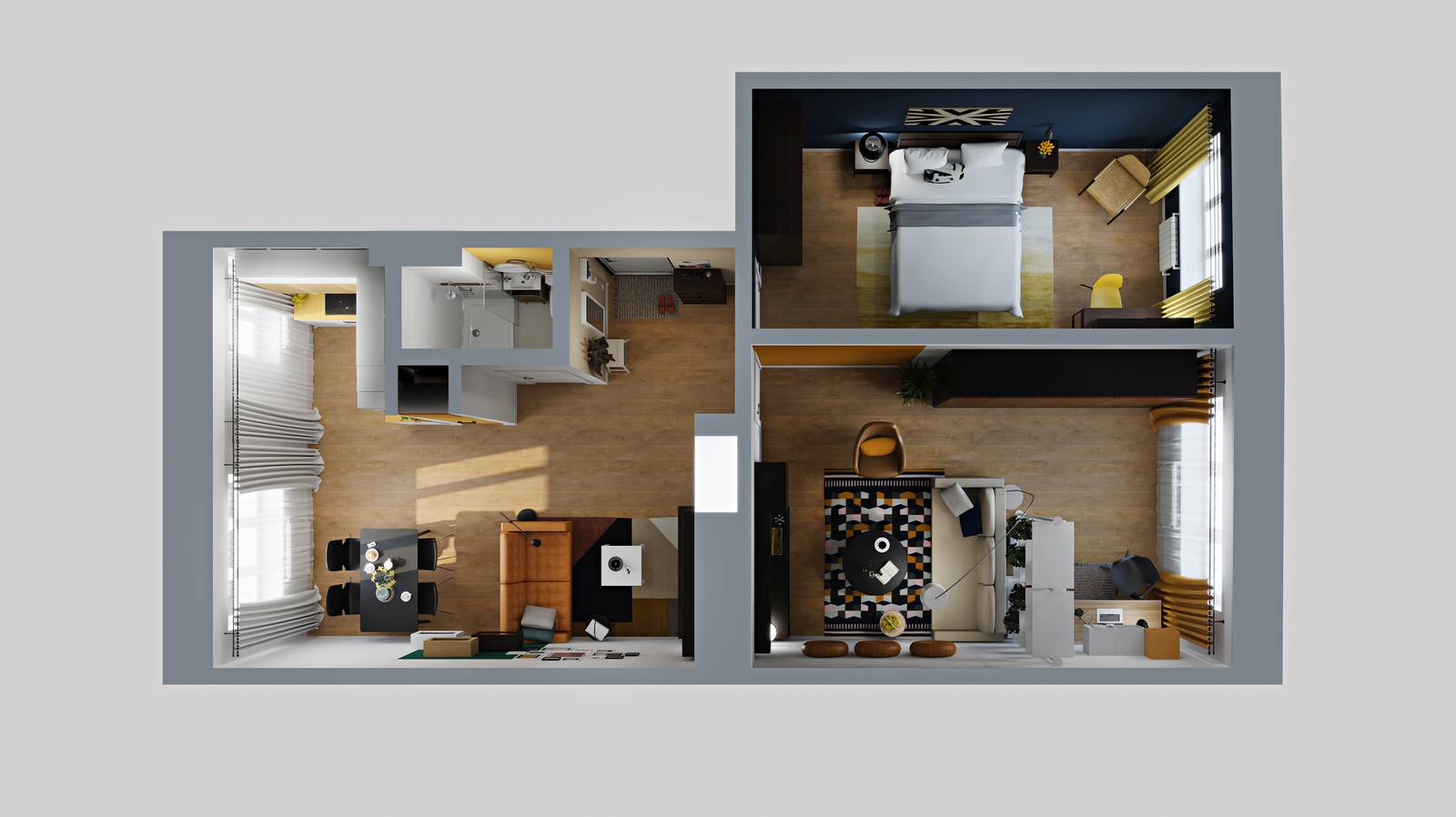 3-комнатная квартира для путешественников с нотками Etno