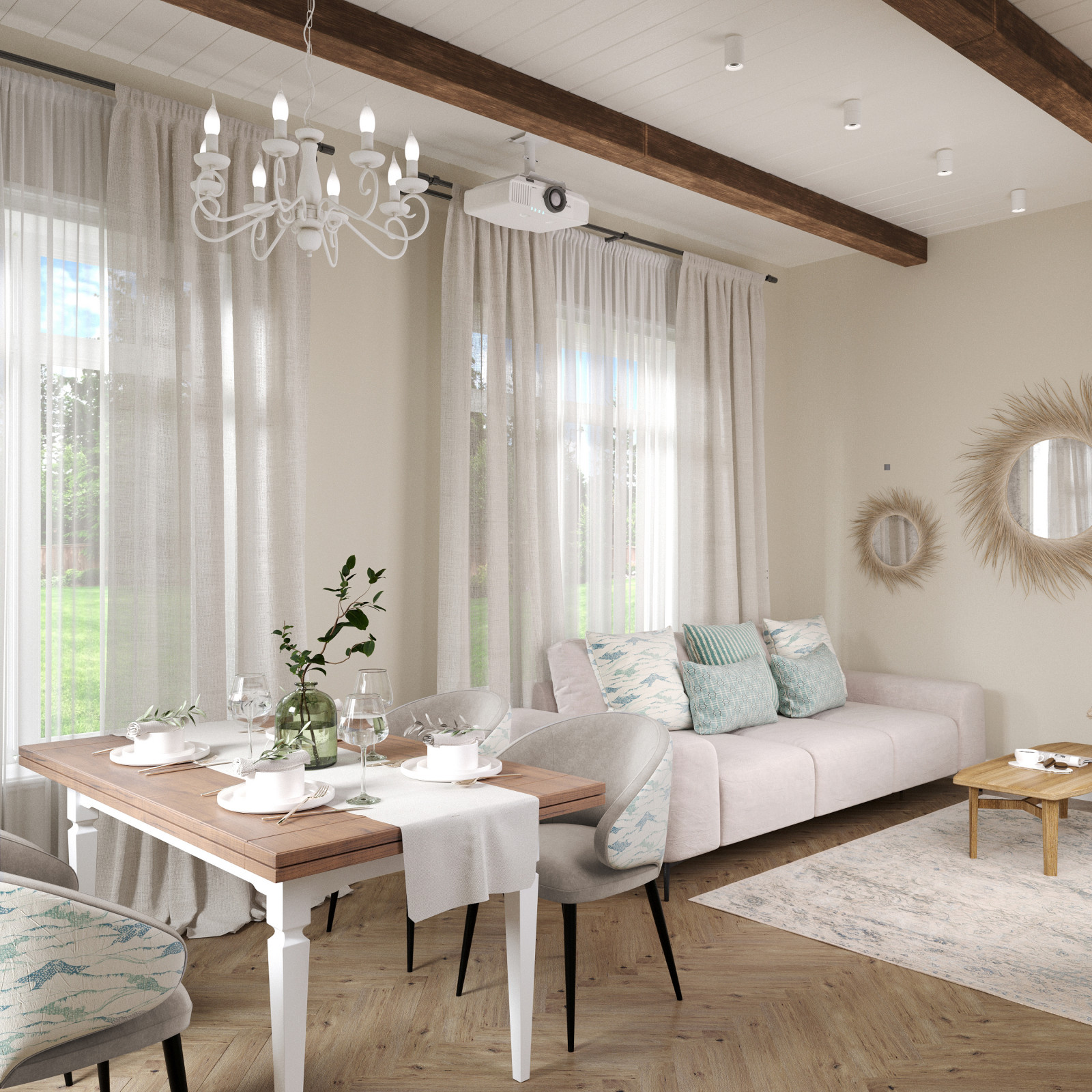 Обложка проекта: Загородный дом в поселке Манский