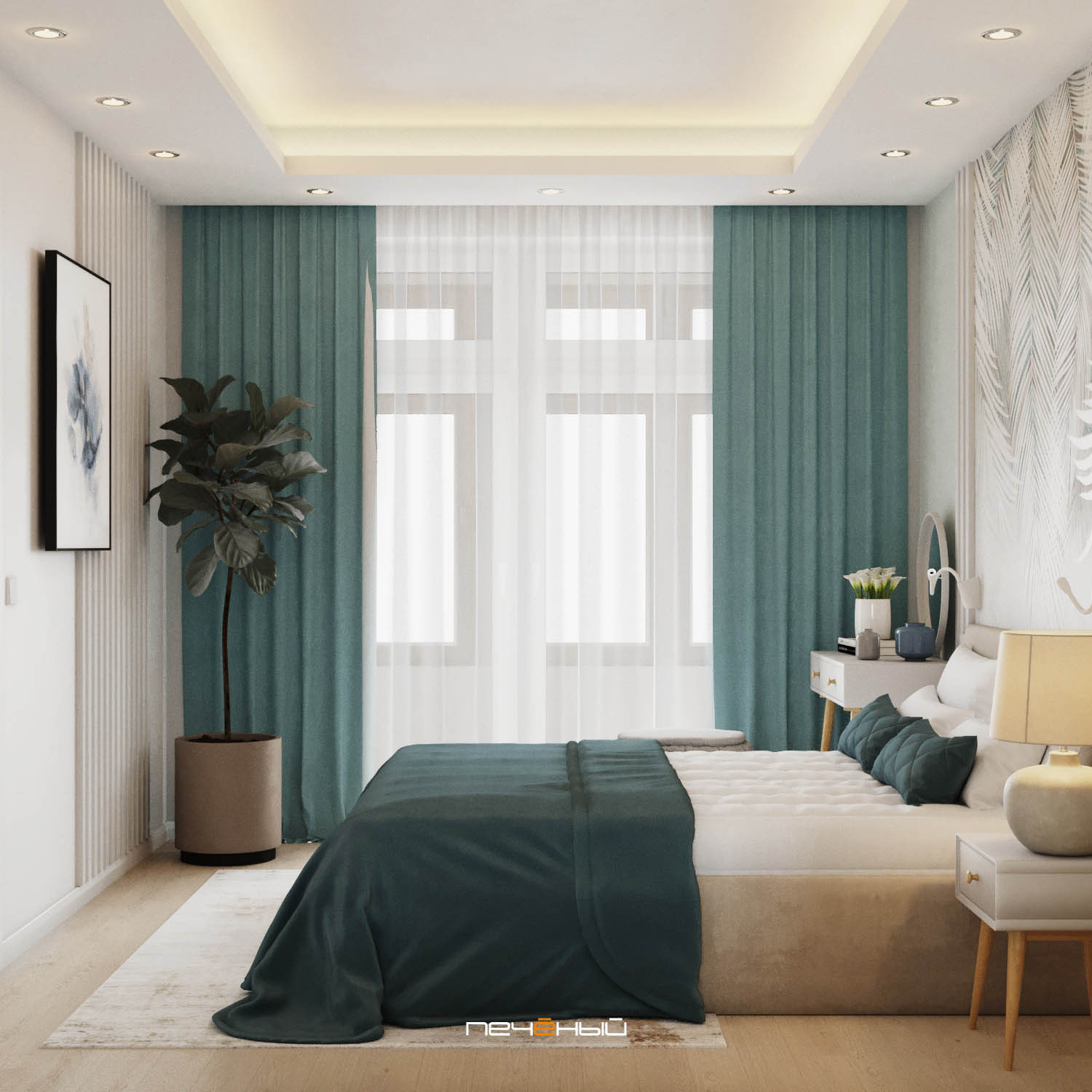 Индивидуальный интерьер в современном стиле