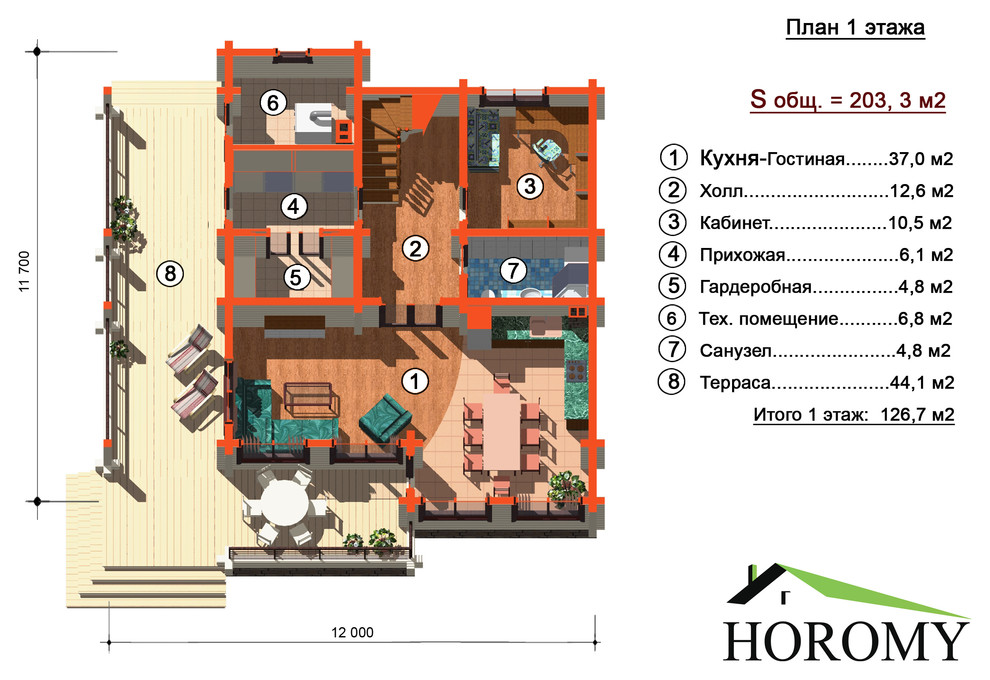 Проекты домов из клееного бруса
