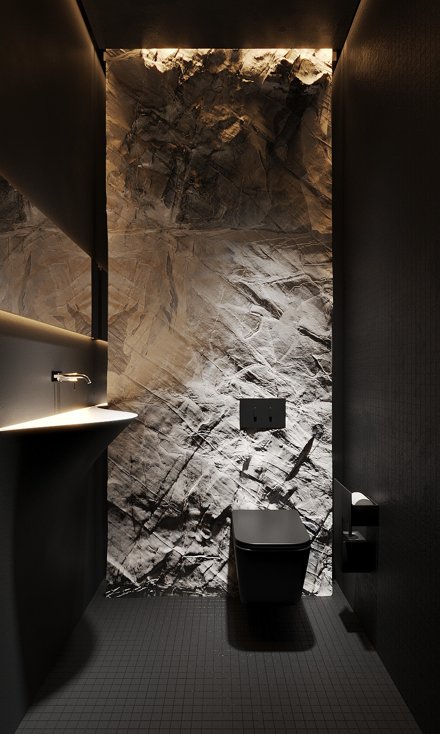 Обложка проекта: Квартира-студия в небоскребе.