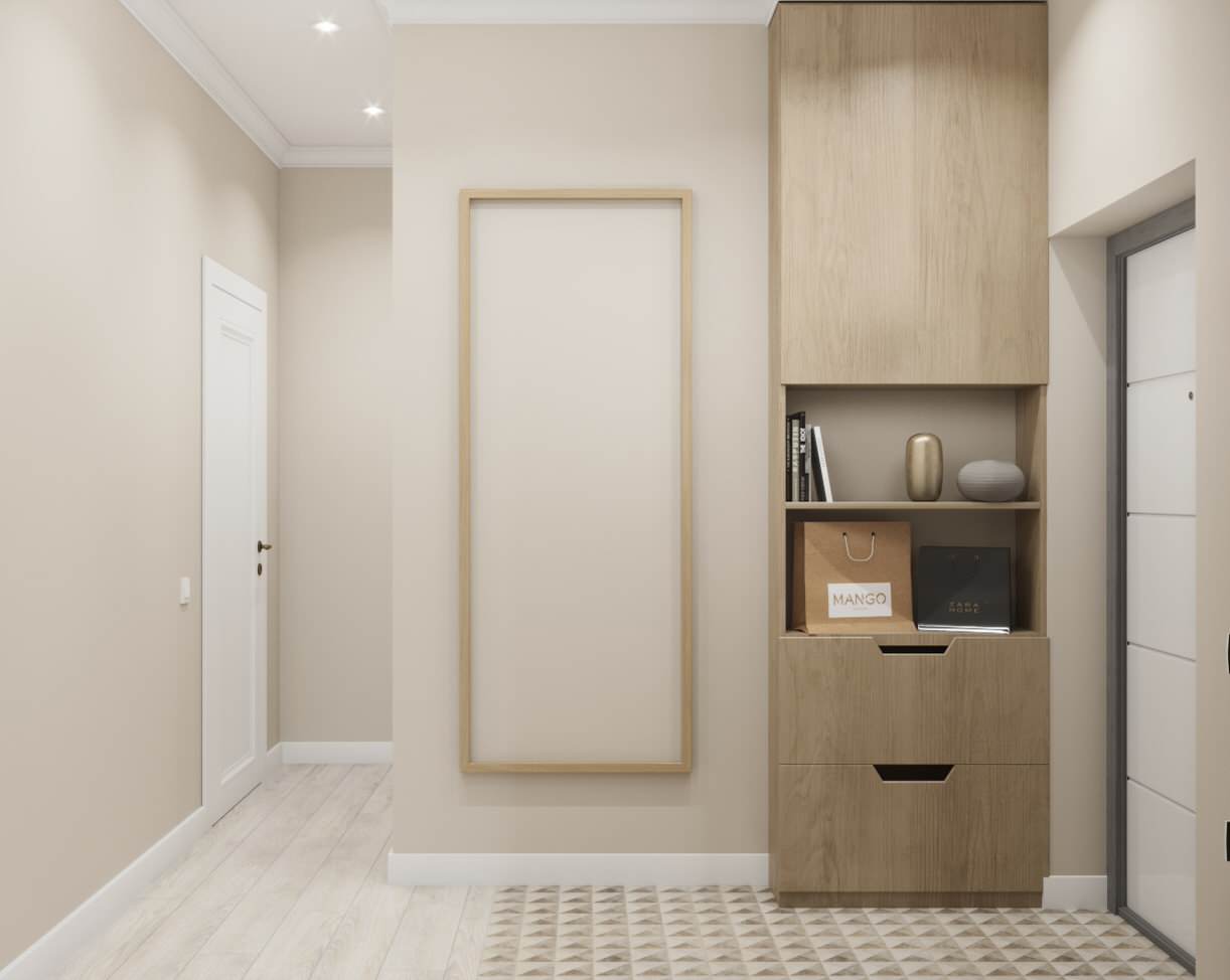 Проект квартиры 74 кв в ЖК "Манхеттен" г.Челябинск