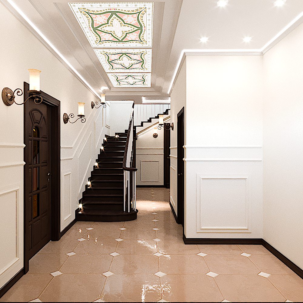 Дизайн-проект 3-х этажного особняка