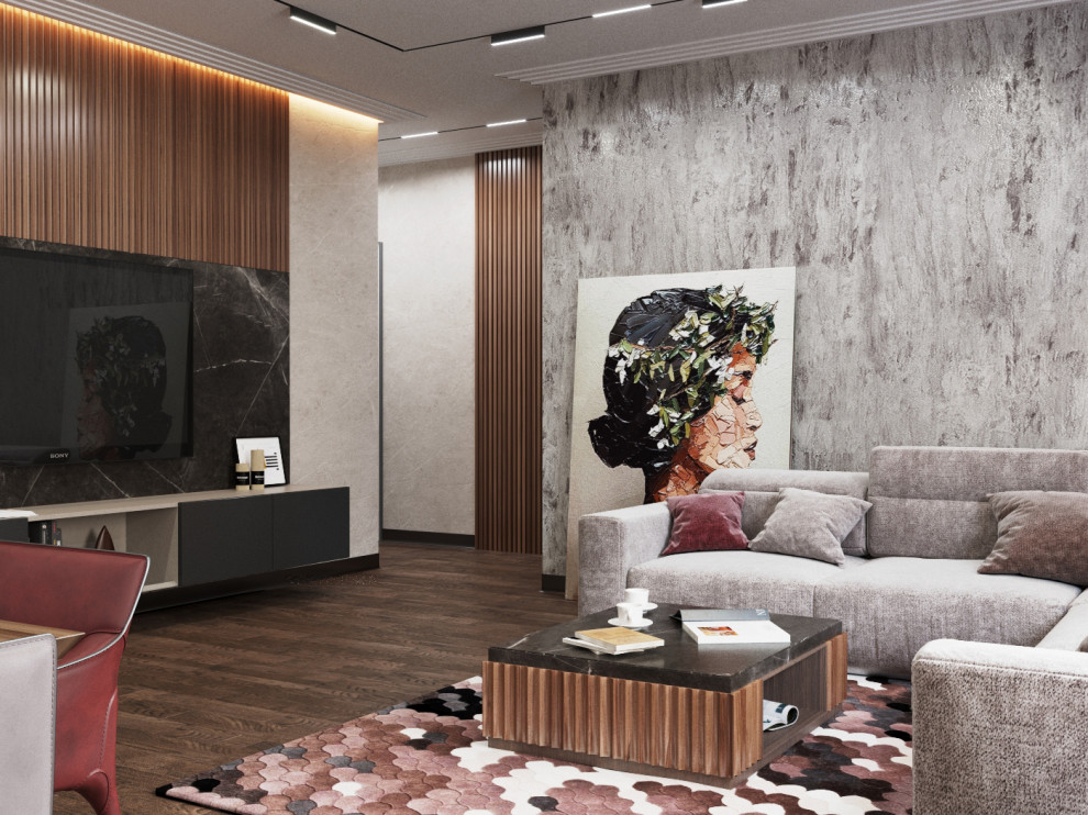 Кухня-гостиная в ЖК "Бульварный переулок"