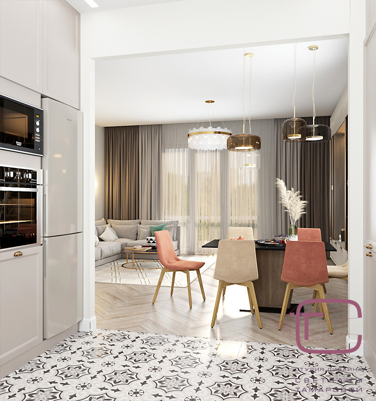 Интерьер частного дома в КП Заря-1