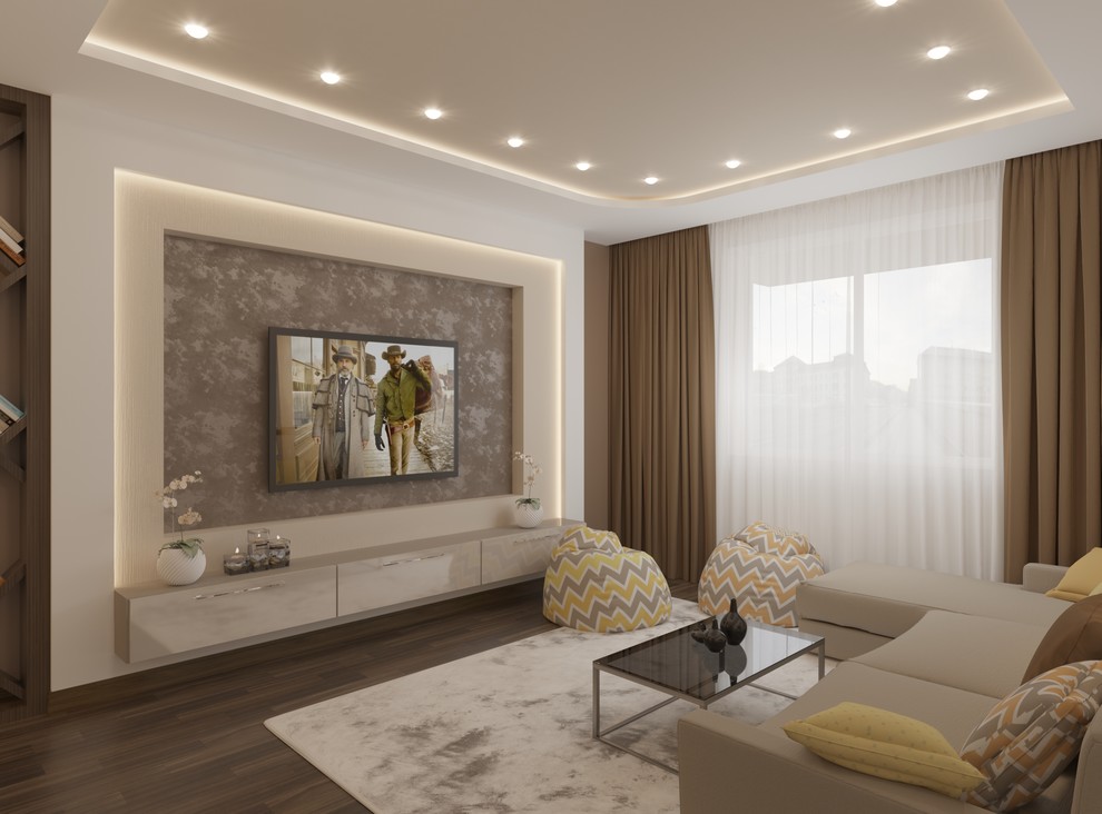 Дизайн квартиры-студии для молодой семьи