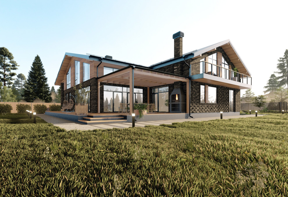 Обложка проекта: Проект дома 405м2 Сосновый Берег, Вологда