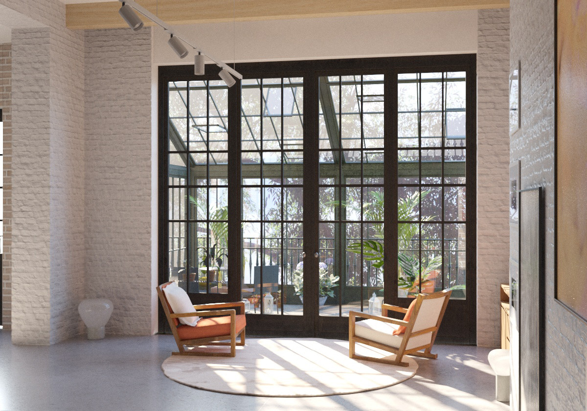 Лофт с оранжереей