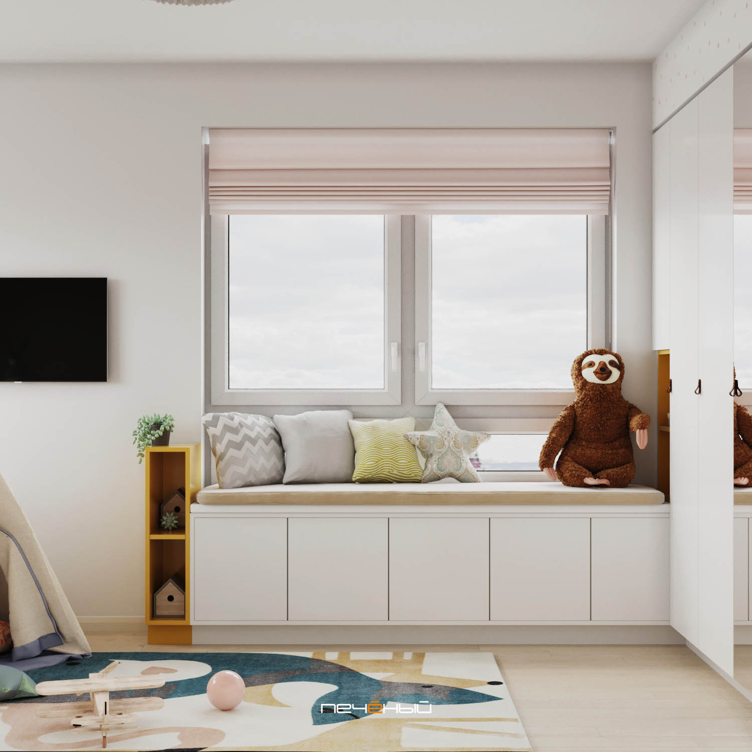 Индивидуальный интерьер в современном стиле