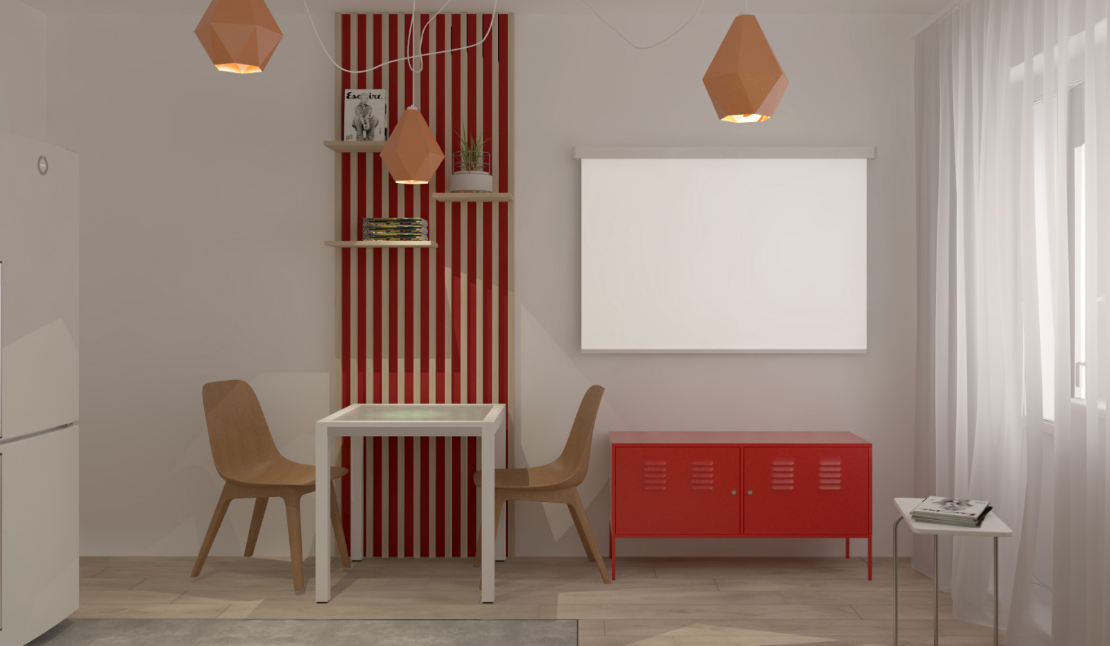 Студия в современном стиле