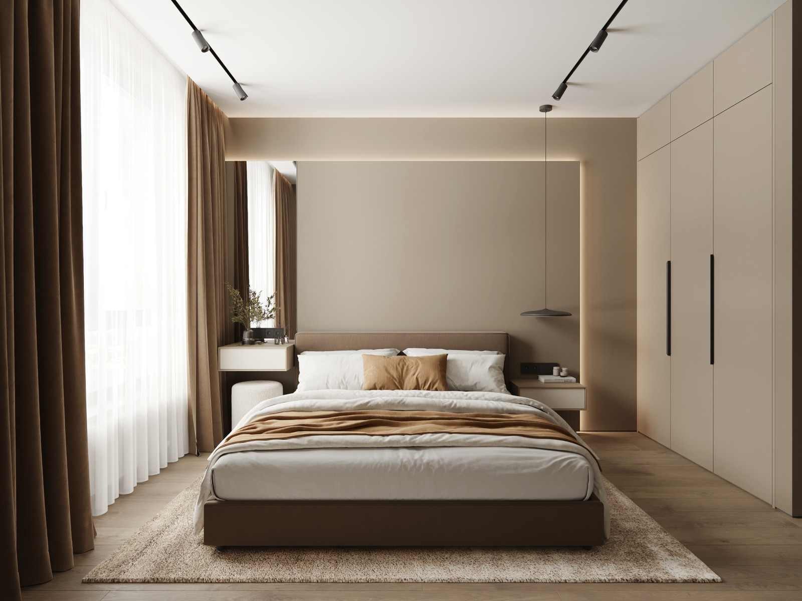 ЖК «Черная речка», квартира в стиле джапанди