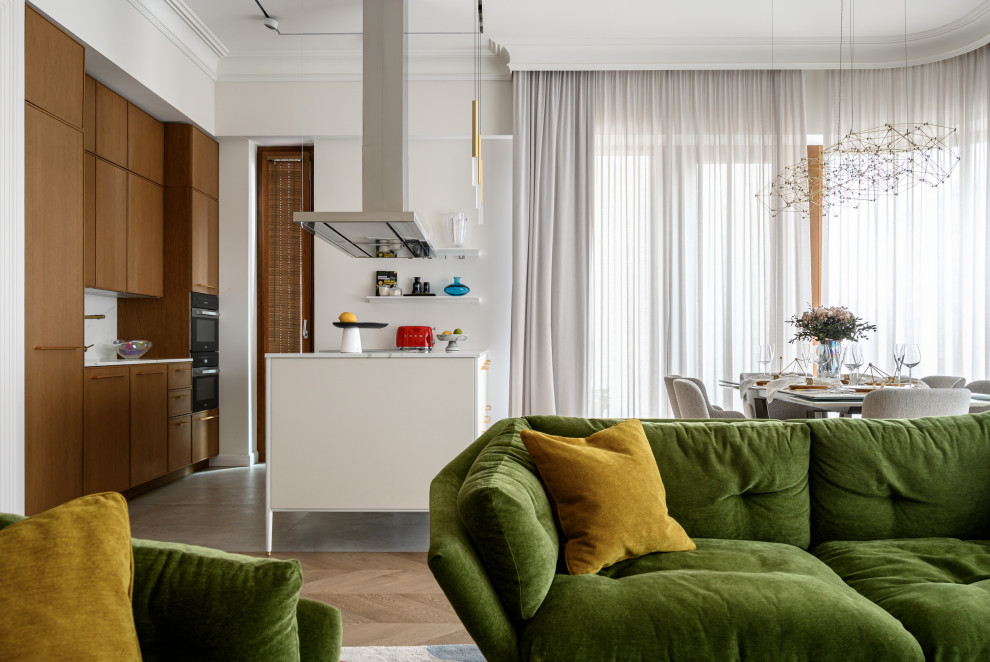 Фотосъемка реализованного дизайн-проекта в ЖК «САДОВЫЕ КВАРТАЛЫ»