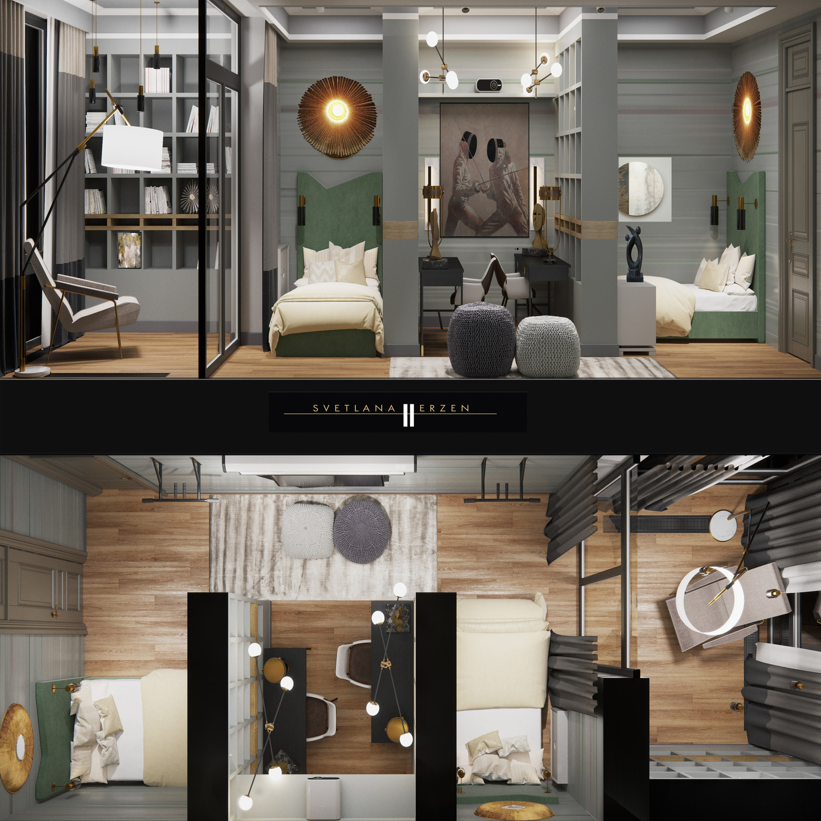 Обложка проекта: Апартаменты в "ЖК Карамель"