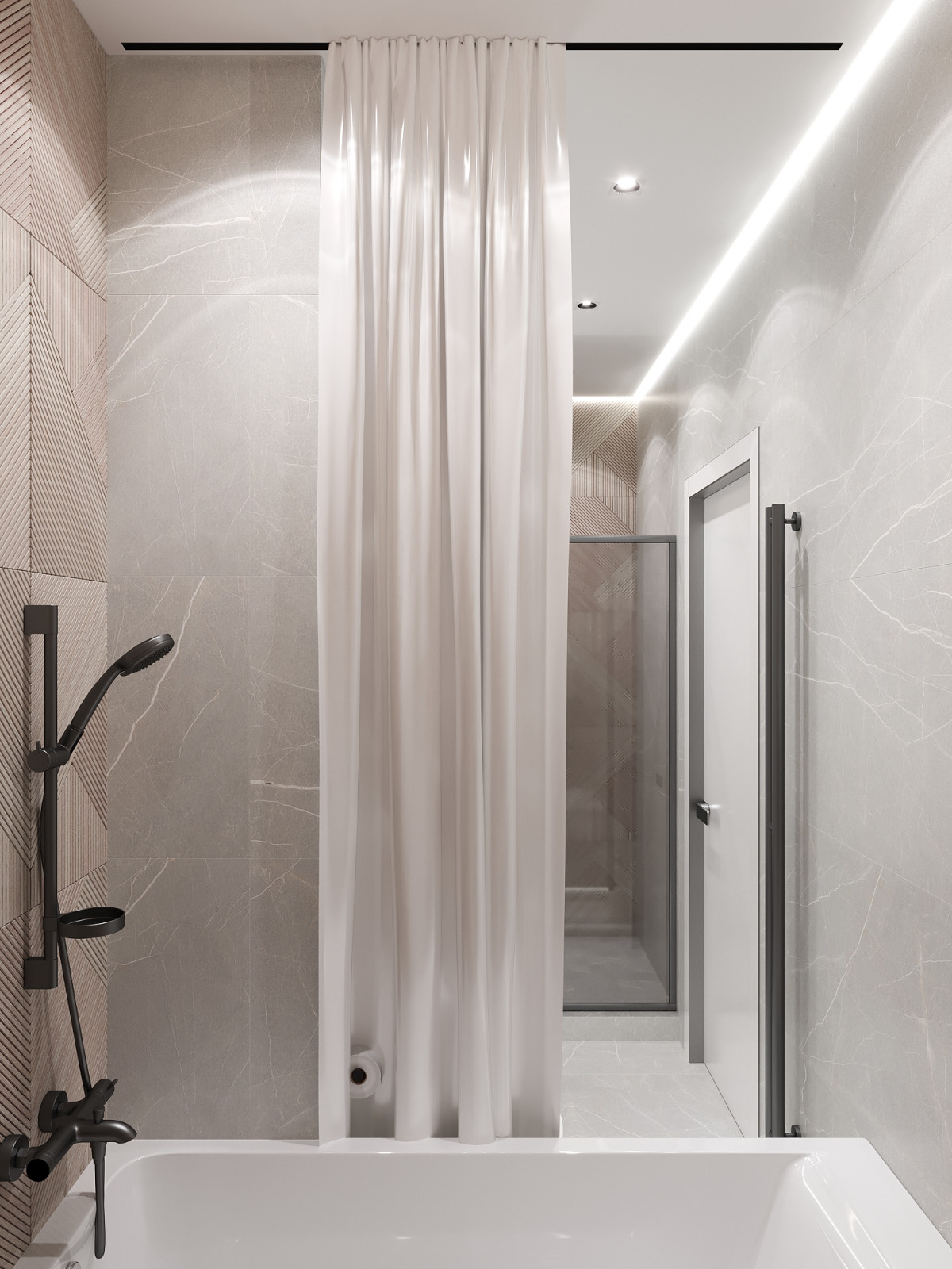 ЖК "Династия", ванная, душевая комната