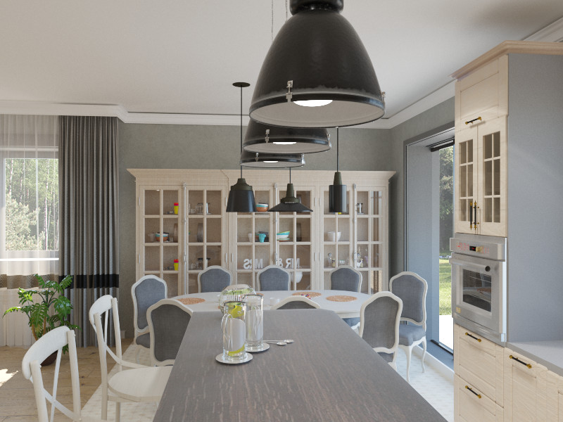 Частный дом в серых оттенках