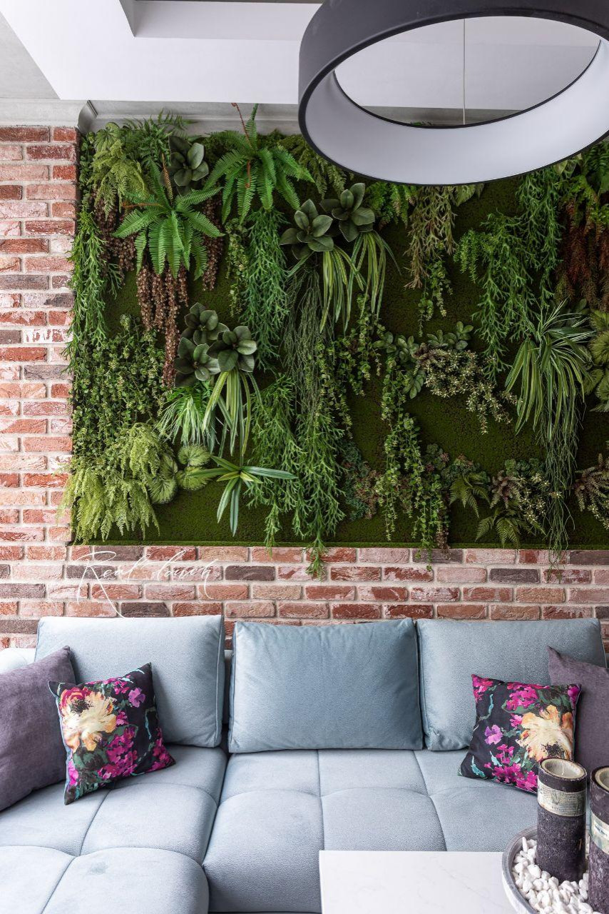 Вертикальное озеленение в эко-лофте