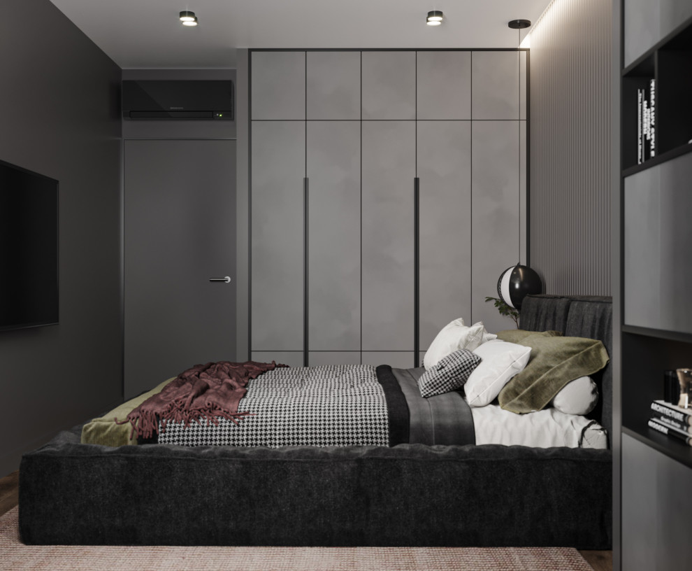 Blackflat. Квартира в ЖК Палаццио, 45 кв.м.