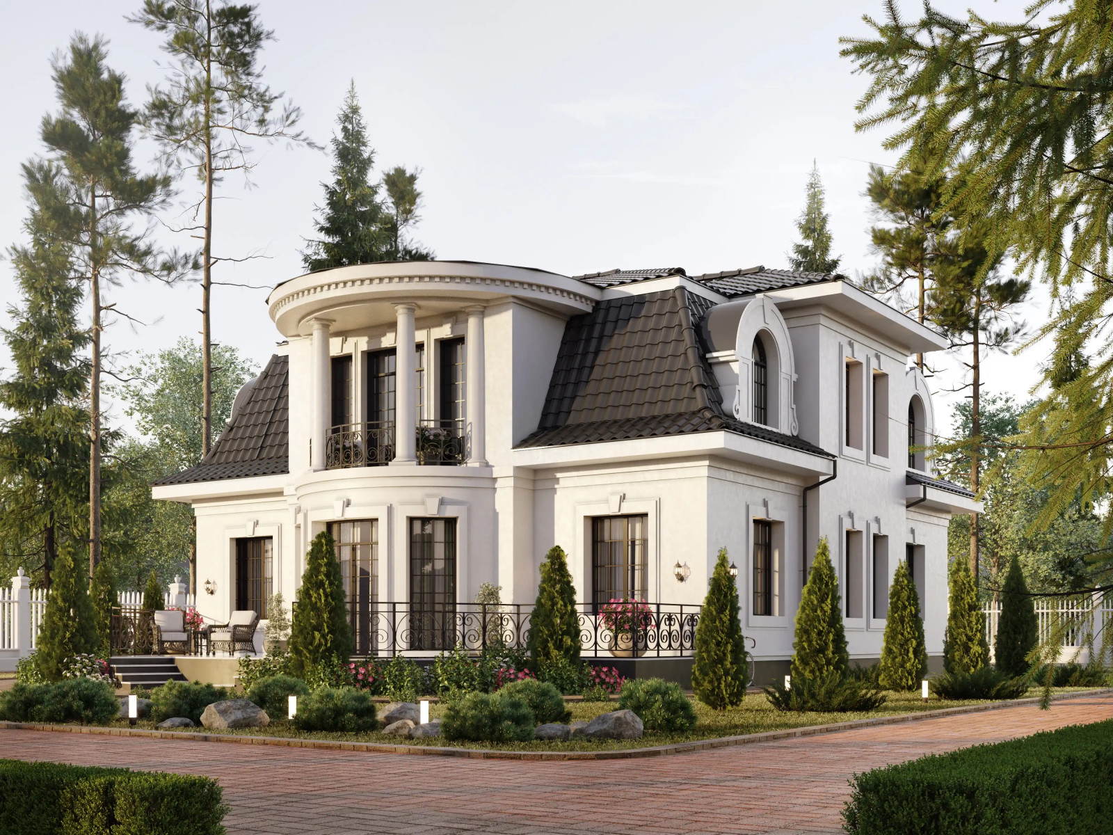 СОВРЕМЕННЫЙ ДОМ В КЛАССИЧЕСКОМ СТИЛЕ