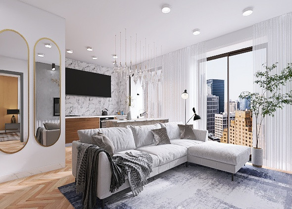 Проект однокомнатной квартиры