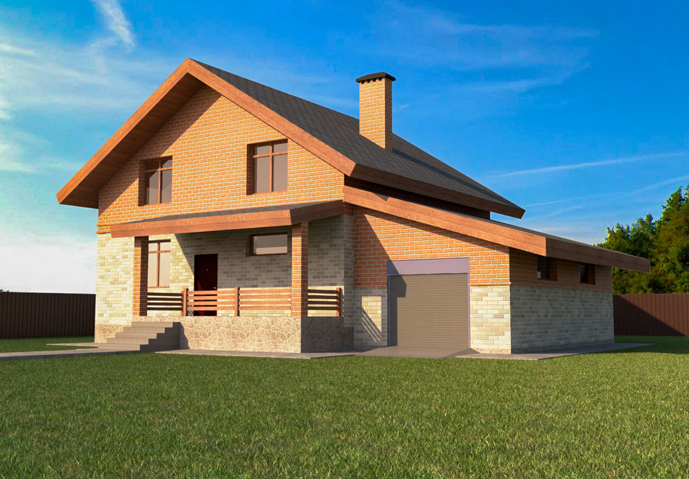 Проект дома из газобетона более 200 кв.м.