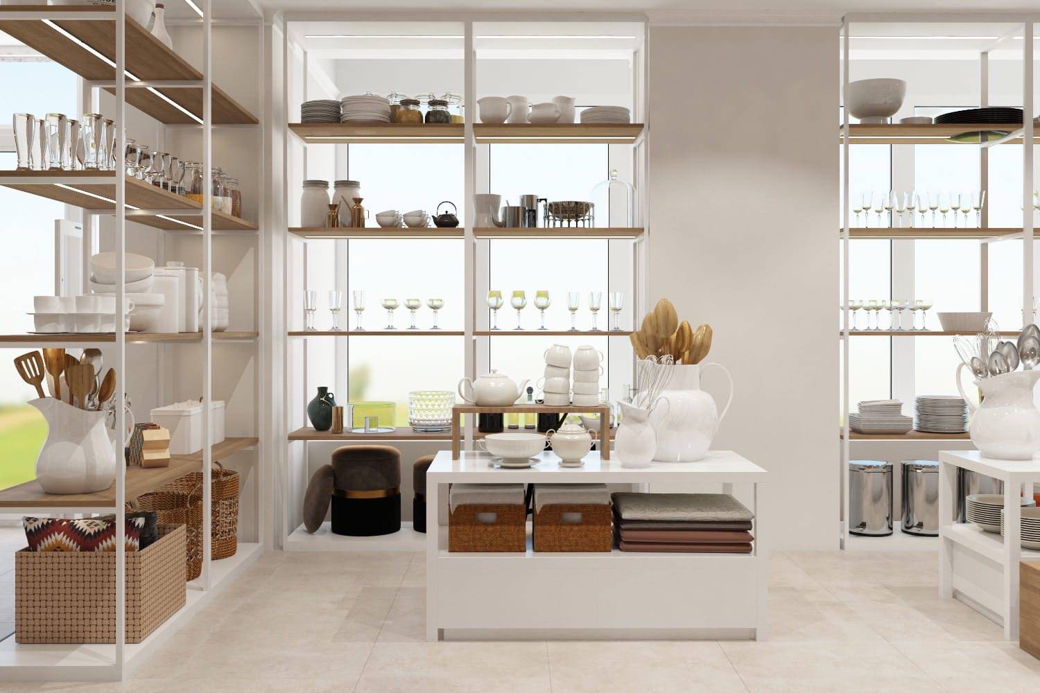 Дизайн-проект магазина домашнего текстиля в Липецке