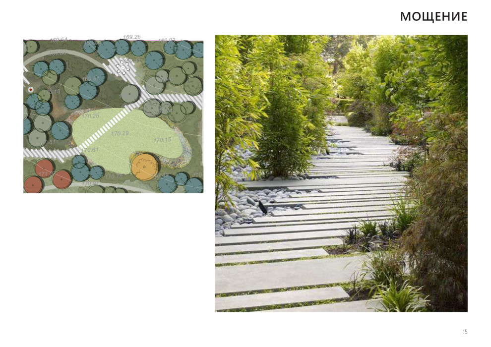 Проект частного сада Комарово