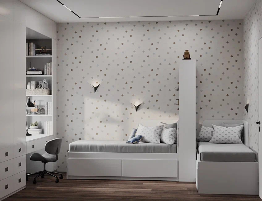 Ремонт квартиры для взрослых и двоих детей