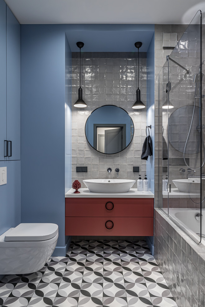 Трехкомнатная квартира с кухней—гостиной