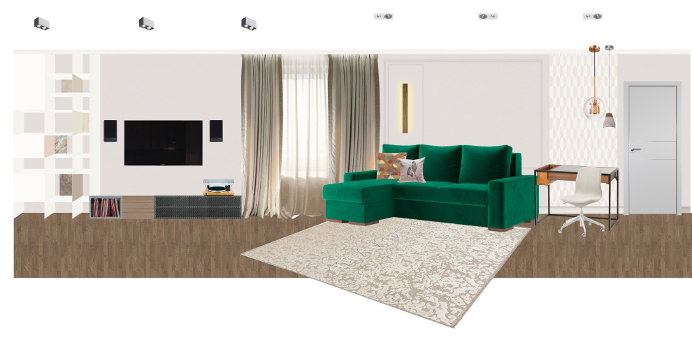 Обложка проекта: Квартира на Славянском бульваре