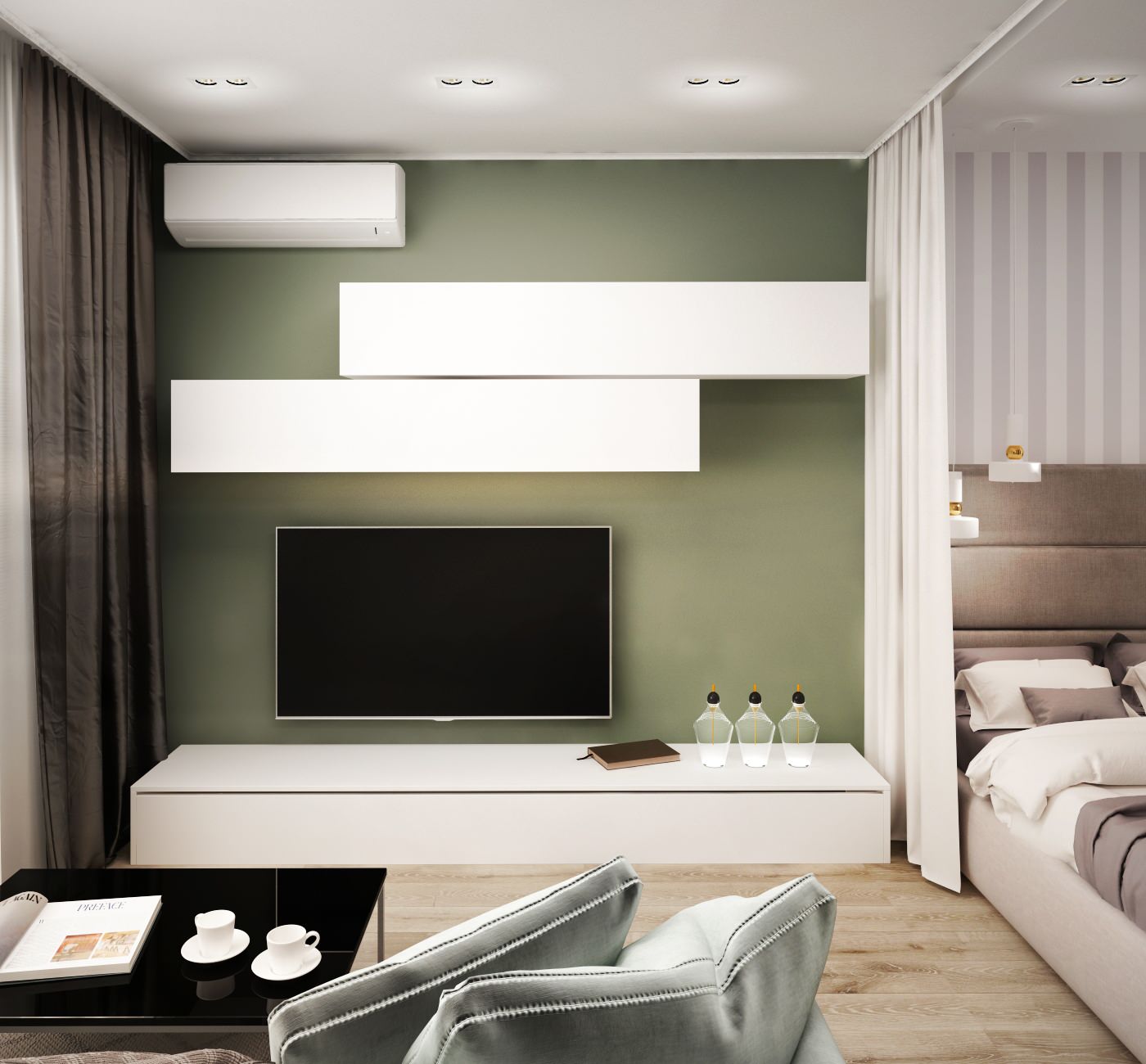 Однокомнатная квартира 33кв.м. в ЖК Ю-Сити