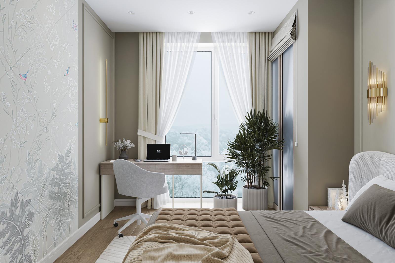 Интерьер в современном стиле в ЖК NOW