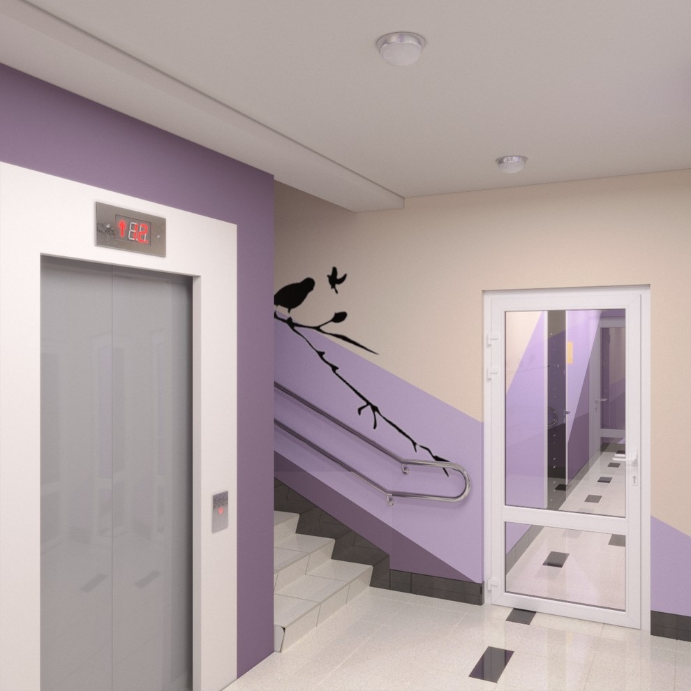 Дизайн интерьера подъездов. г. Самара