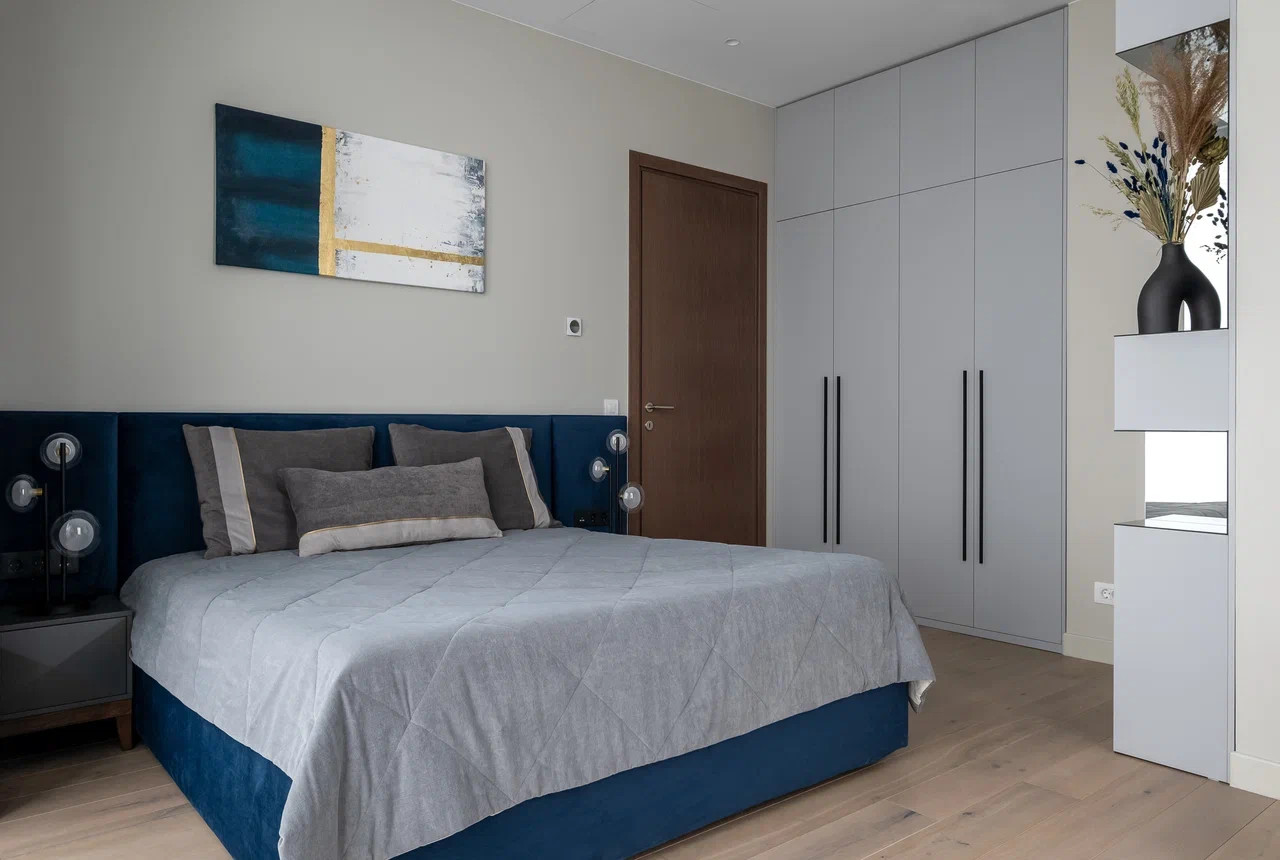 Дизайн интерьера апартаментов в Neva Towers, Москва-Сити (70 м2)