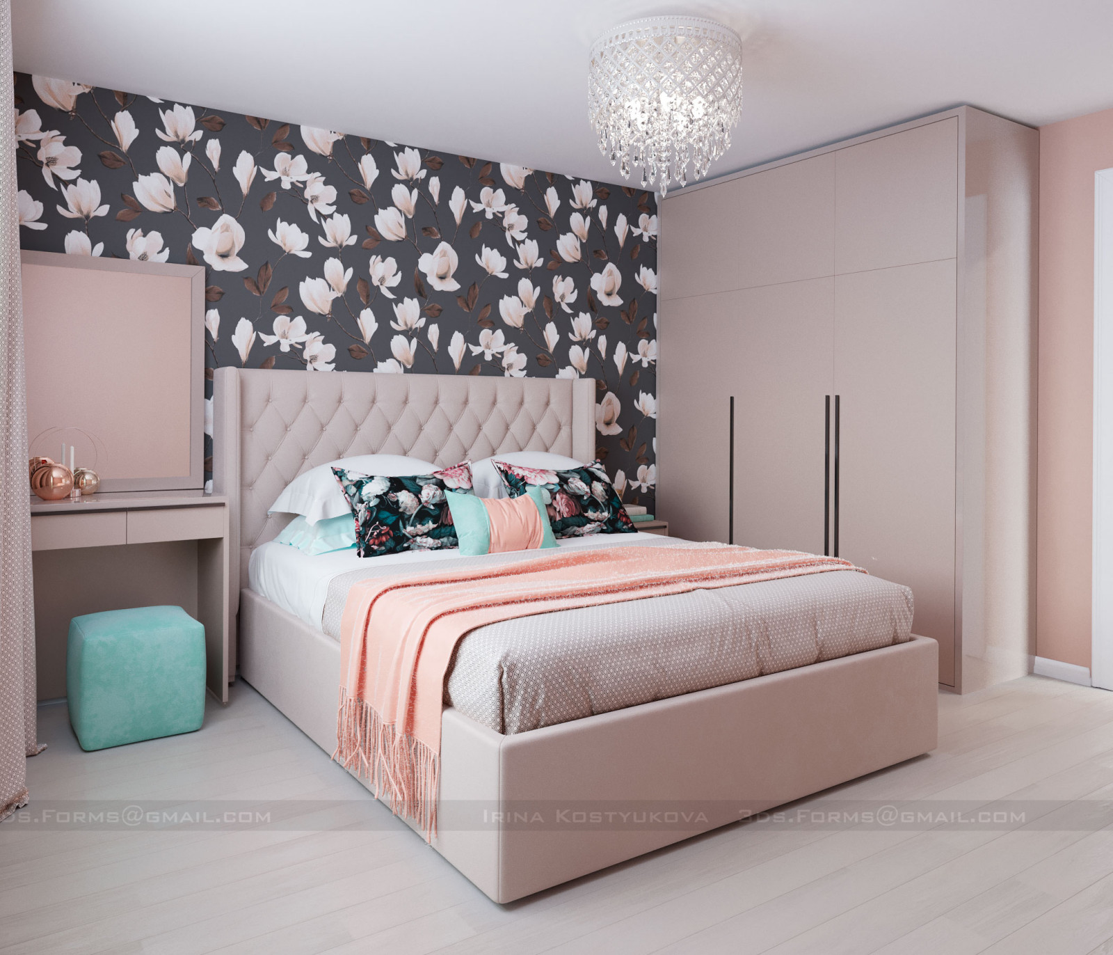 Современный стиль двухкомнатной квартиры в Боровлянах