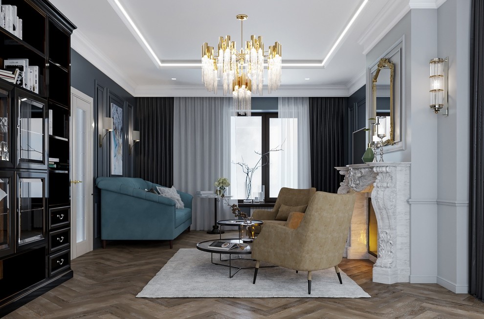 коттедж в Парке Прибрежном 160м2 во французском стиле Арт-Деко