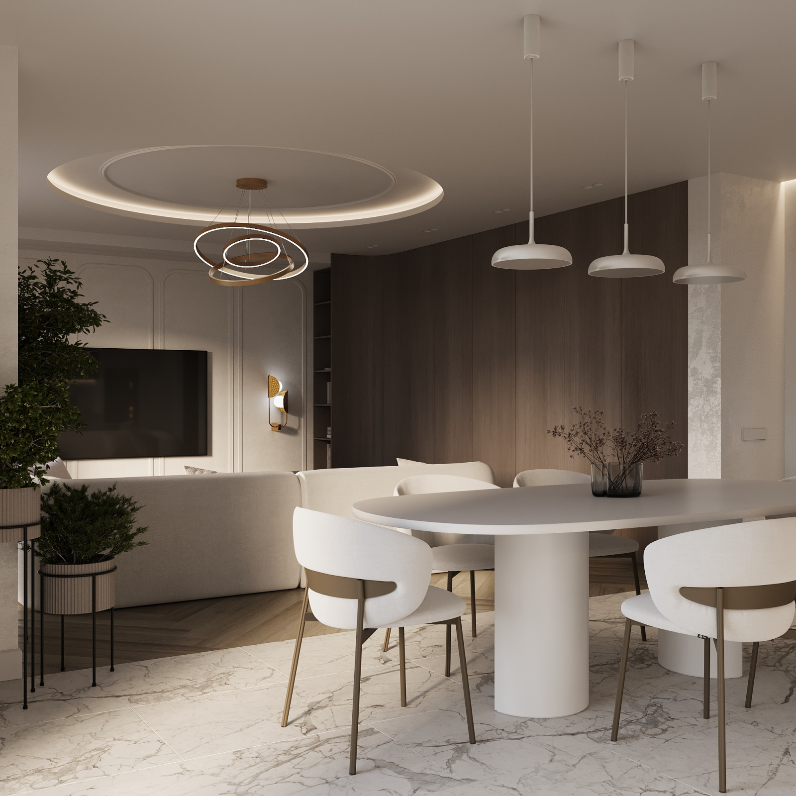 Гостиная в современном стиле