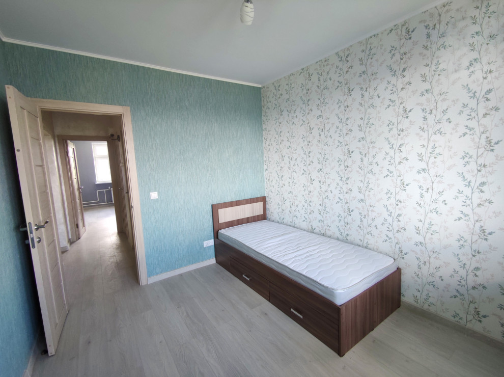 Эконом ремонт 3-к вторички - спальня