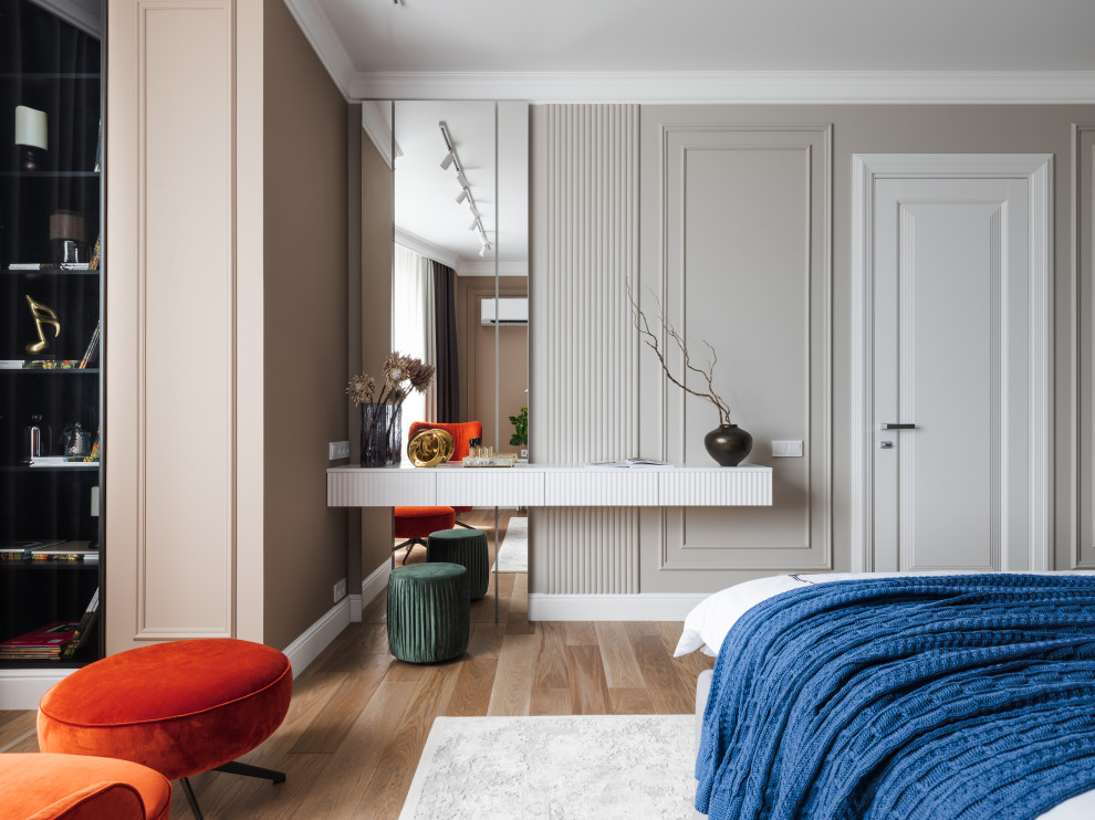 Реализация квартиры в стиле современная классика для семейной пары с ребенком