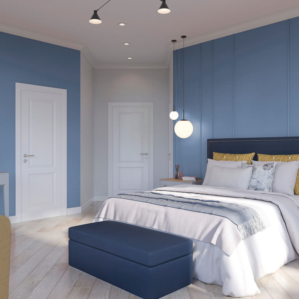 Мастер спальня на втором этаже