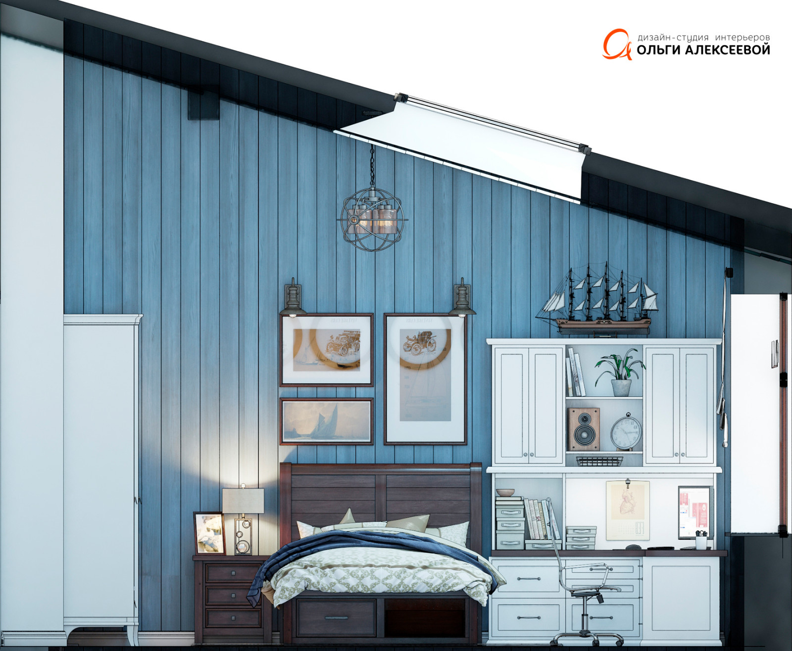 Американская классика в таунхаусе площадью 310 м2.